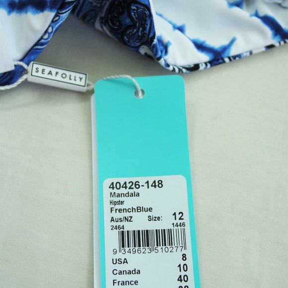 Seafolly Mandala Hipster Bikini Bottom 4 6 8 12 - Picture 14 of 16